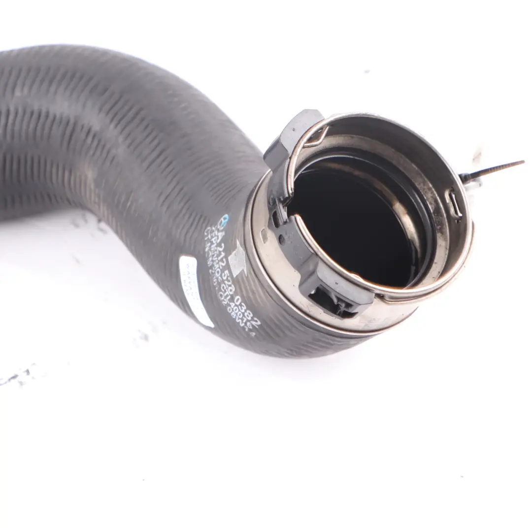 Mercedes W212 OM651 Diesel Intercooler Charge Air Cooler Right Hose - SKU A2125280382 - Part number A2125280382