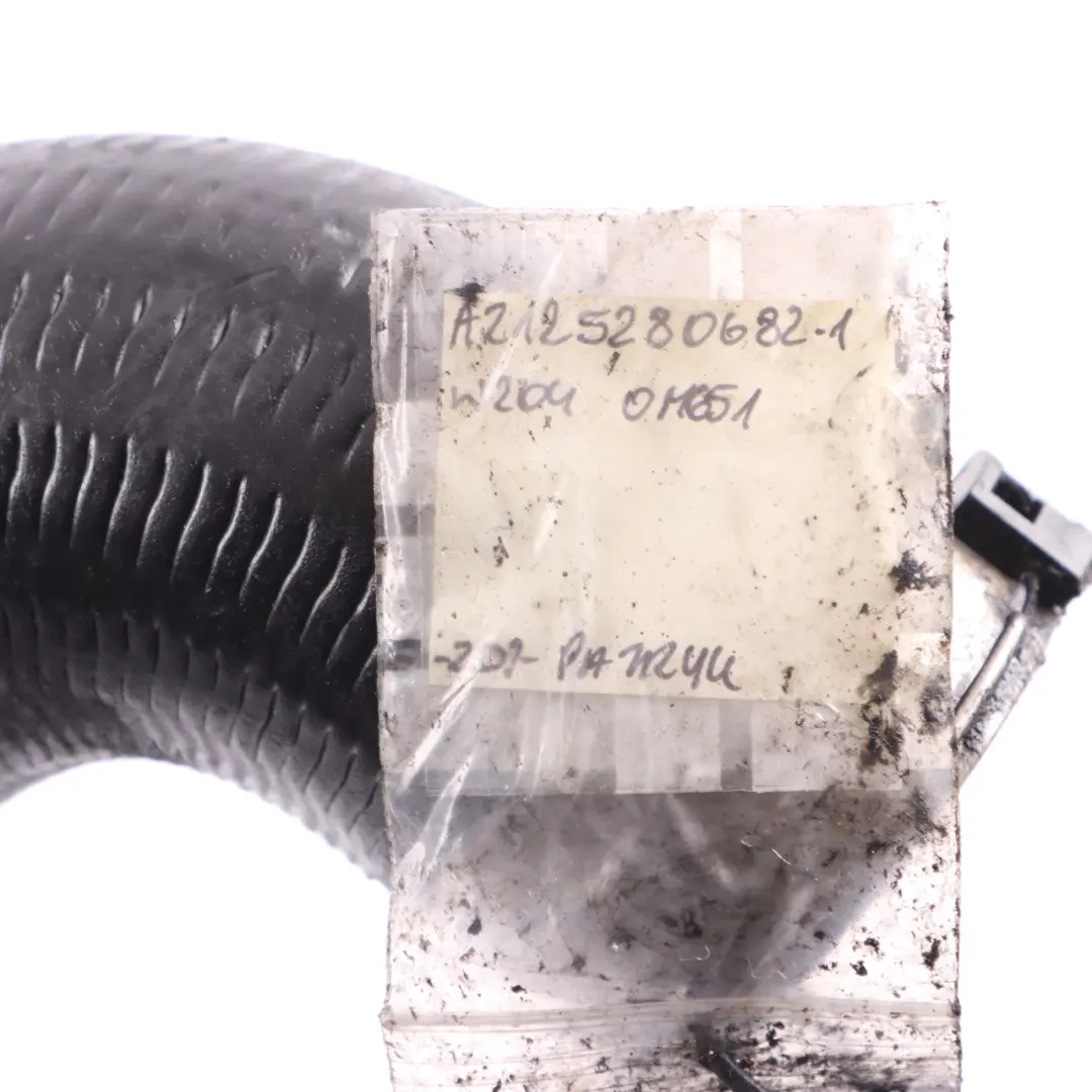 OM651 Diesel Intercooler Hose Right Charge Air Pipe to Mercedes W204 with Part number A2125280682 Mercedes W204 OM651 Diesel Intercooler Hose Right Charge Air Pipe - SKU A2125280682-1 - Part number A2125280682