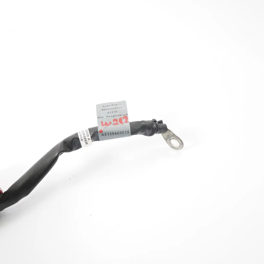  Mercedes-Benz W204 W207 W212 Batterie Anlasser Massekabel - SKU A2125400035 - Teilenummer A2125400035