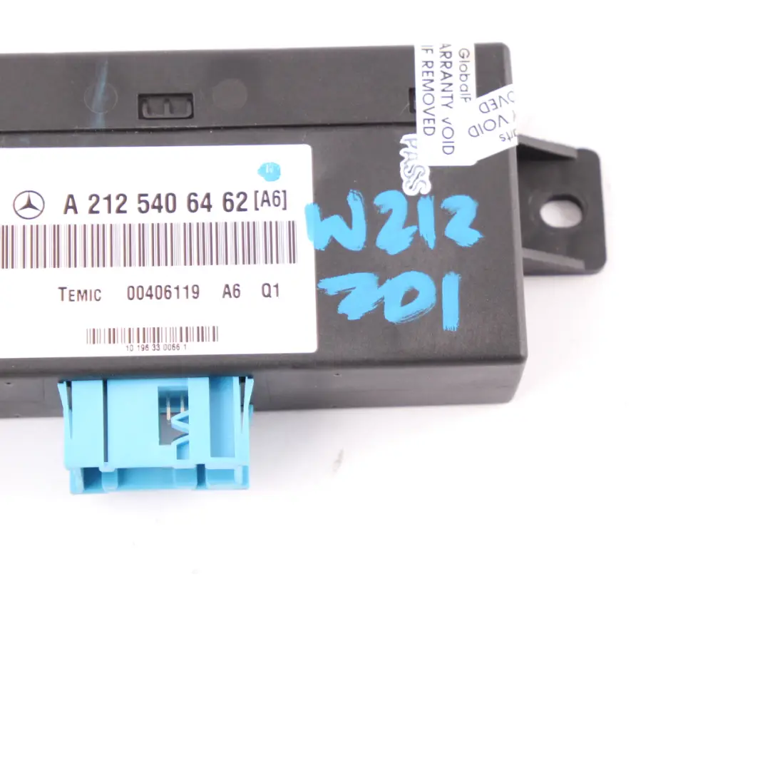 Suspension Control Unit Module ECU Mercedes W212 Air - SKU A2125406462 - Part number A2125406462
