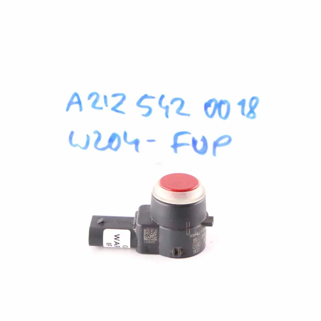  Détecteur de stationnement Mercedes W204 W212 PDC Sensor avant Fire Opal Red 590 - SKU A2125420018-FUP - Numéro de pièce A2125420018