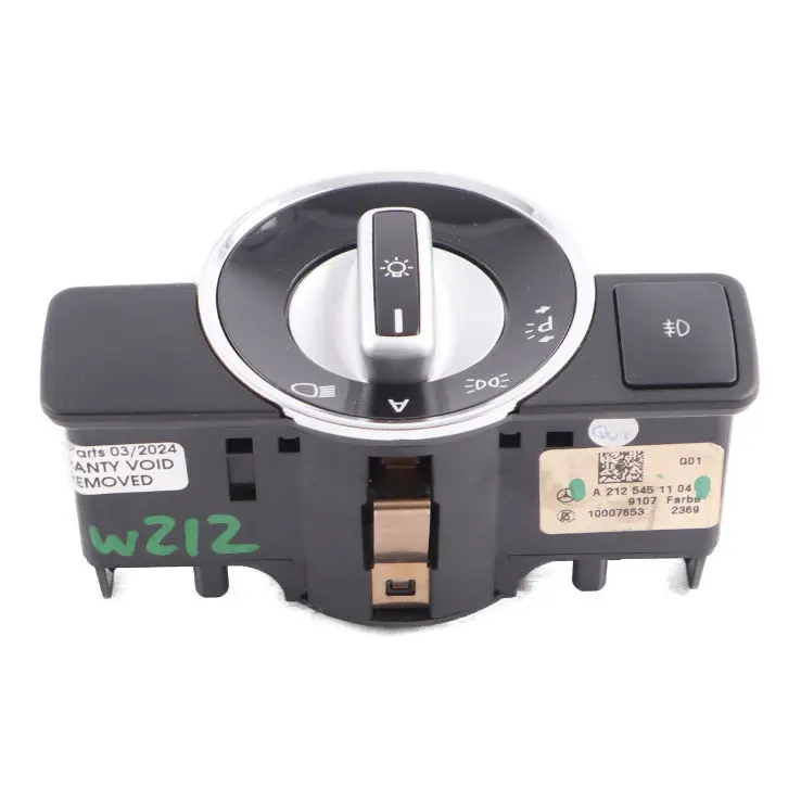 Switch Mercedes W212 Dashboard Instrument Panel Light Switch Black to with Part number A2125451104 Switch Mercedes W212 Dashboard Instrument Panel Light Switch Black - SKU A2125451104 - Part number A2125451104