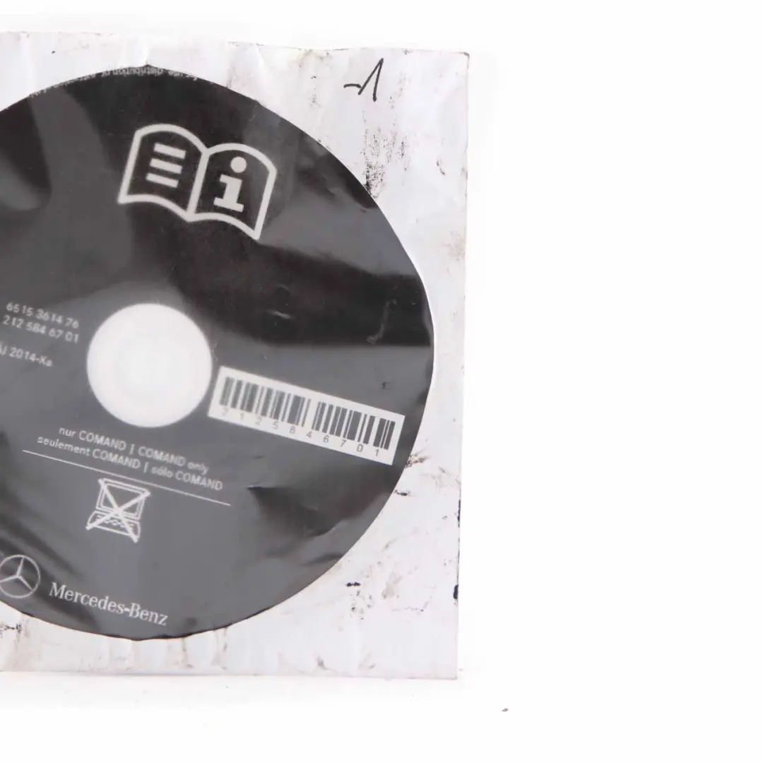 Mercedes W212 Owner's Handbook Instructions Manual CD Disc - SKU A2125846701-1 - Part number A2125846701