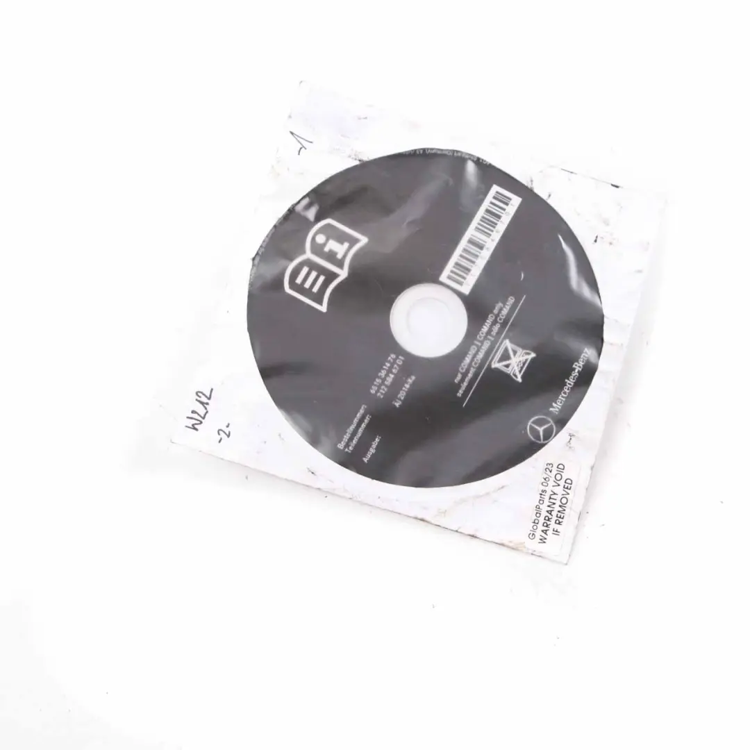 Owner's Handbook Instructions Manual CD Disc to Mercedes W212 with Part number A2125846701 Mercedes W212 Owner's Handbook Instructions Manual CD Disc - SKU A2125846701-1 - Part number A2125846701