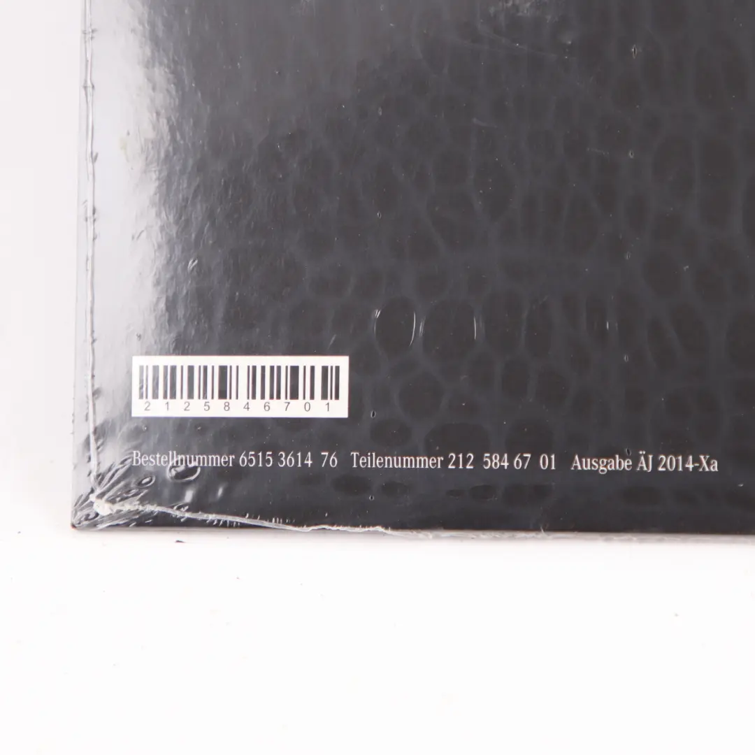 Mercedes W212 Owner's Handbook Service Booklet Manual - SKU A2125846701 - Part number A2125846701