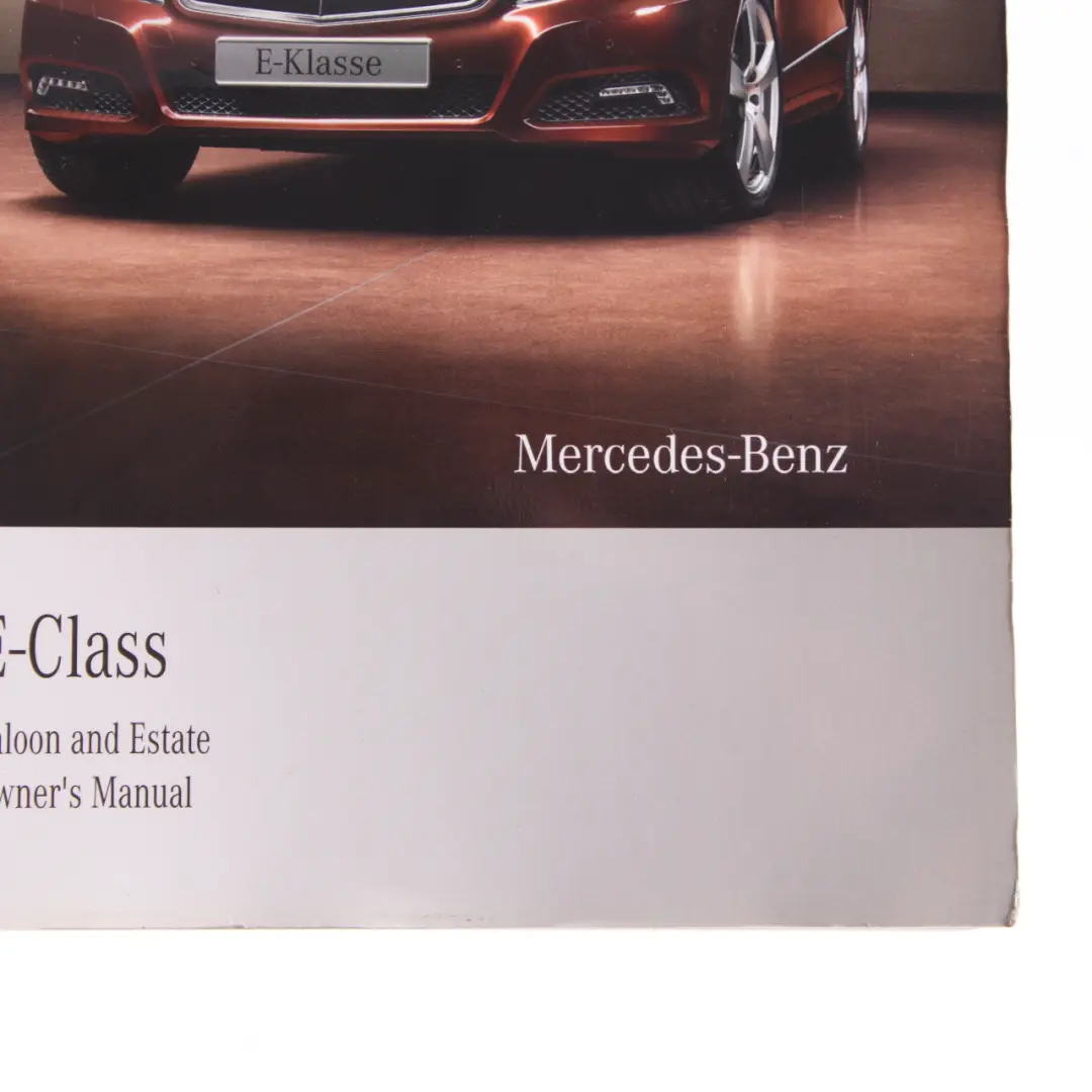 Mercedes W212 Owner's Handbook Service Booklet Manual - SKU A2125846781 - Part number A2125846781