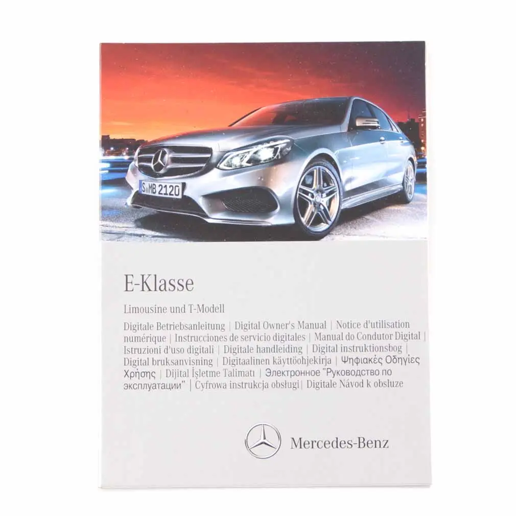 Owner's Manual Digital Instruction CD Disc to Mercedes W212 with Part number A2125847400 Mercedes W212 Owner's Manual Digital Instruction CD Disc - SKU A2125847400 - Part number A2125847400