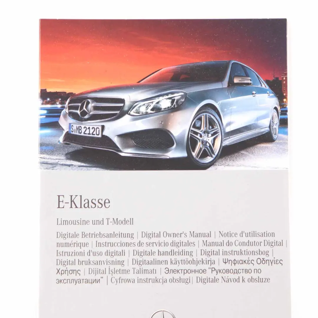 Owner's Manual Digital Instruction CD Disc to Mercedes W212 with Part number A2125847400 Mercedes W212 Owner's Manual Digital Instruction CD Disc - SKU A2125847400 - Part number A2125847400