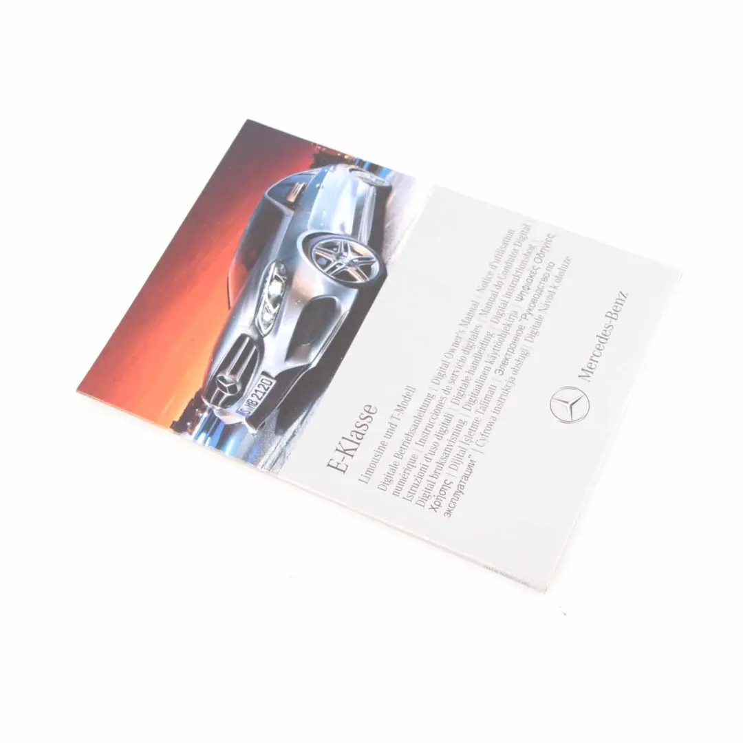 Owner's Manual Digital Instruction CD Disc to Mercedes W212 with Part number A2125847400 Mercedes W212 Owner's Manual Digital Instruction CD Disc - SKU A2125847400 - Part number A2125847400