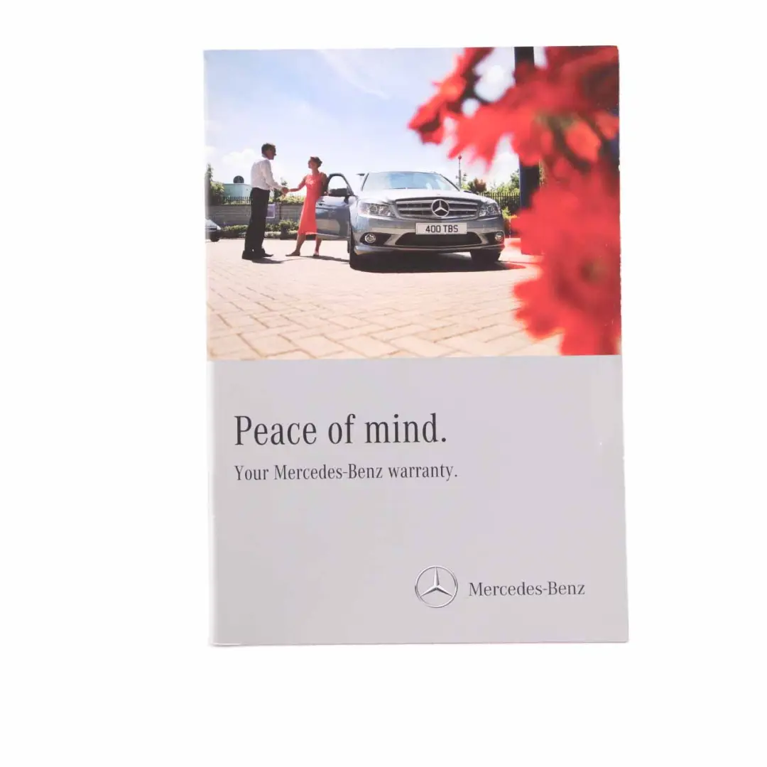 Mercedes W212 Owner's Handbook Service Booklet Slipcase Pouch Case Wallet - SKU A2125847481 - Part number A2125847481