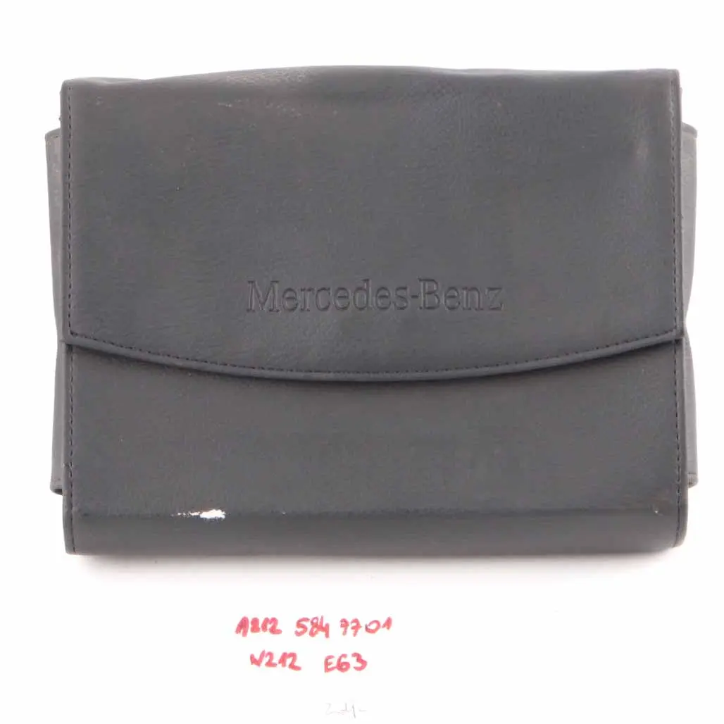 Owner's Handbook Service Booklet Slipcase Pouch Case Wallet to Mercedes W212 with Part number A2125847701 Mercedes W212 Owner's Handbook Service Booklet Slipcase Pouch Case Wallet - SKU A2125847701 - Part number A2125847701