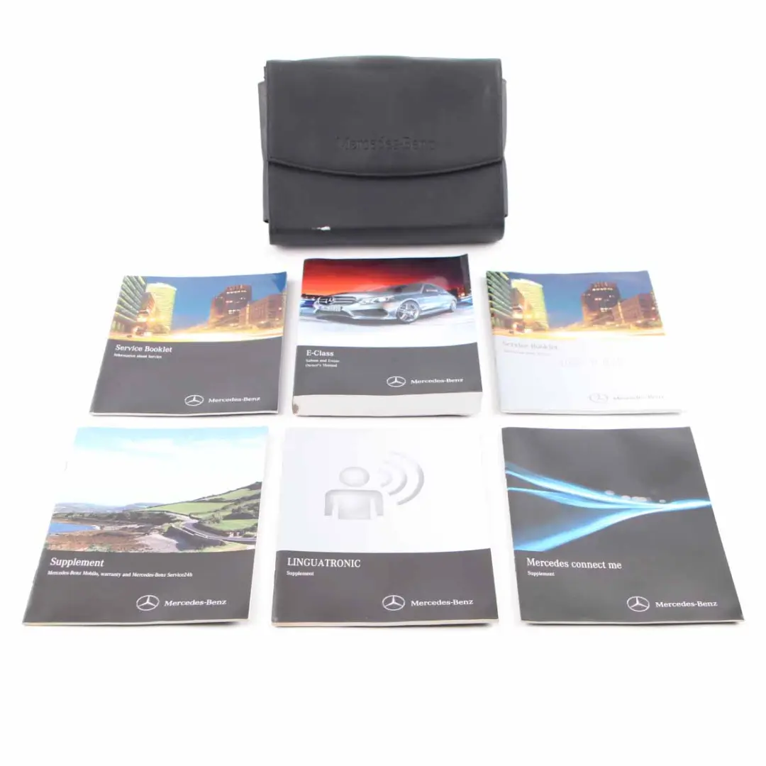 Owner's Handbook Service Booklet Slipcase Pouch Case Wallet to Mercedes W212 with Part number A2125847701 Mercedes W212 Owner's Handbook Service Booklet Slipcase Pouch Case Wallet - SKU A2125847701 - Part number A2125847701
