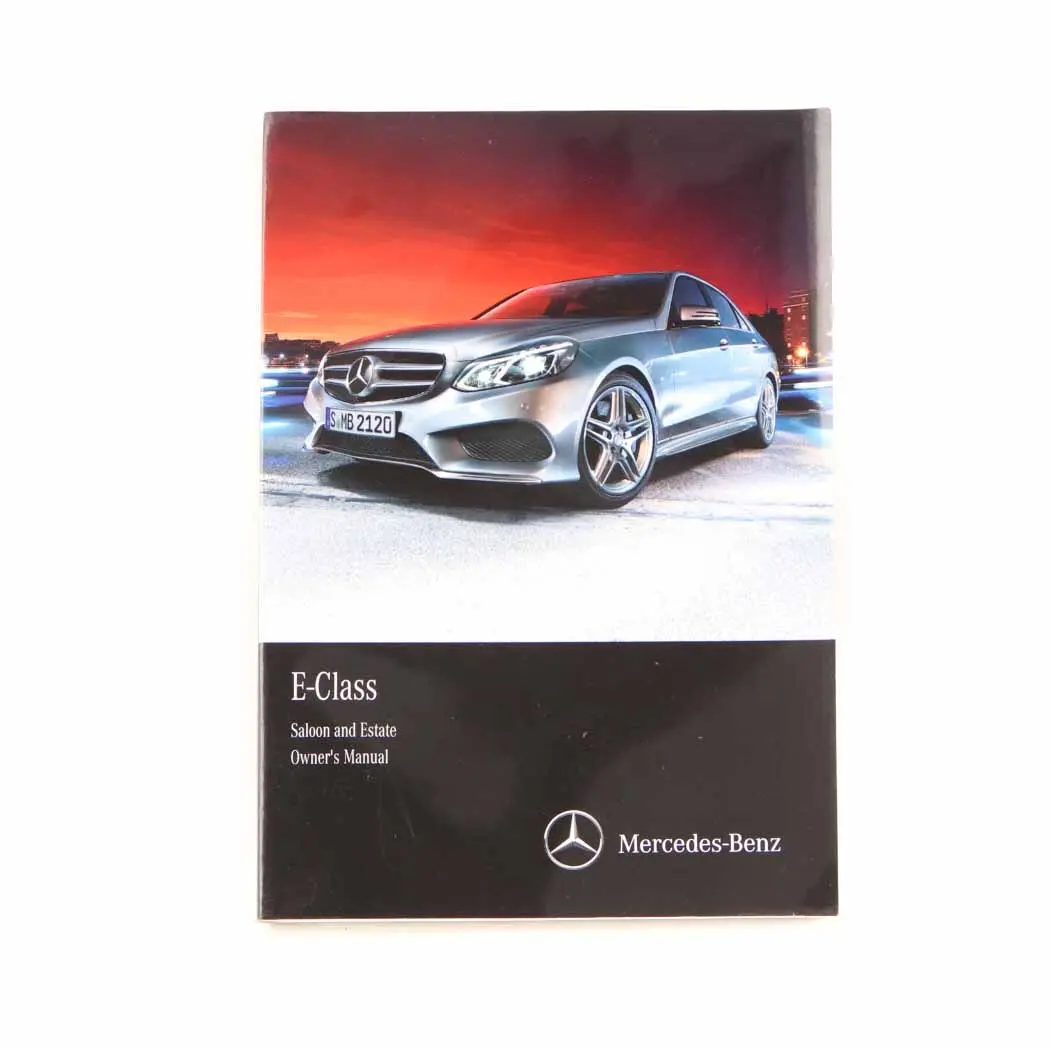 Mercedes W212 Owner's Handbook Service Booklet Slipcase Pouch Case Wallet - SKU A2125847701 - Part number A2125847701
