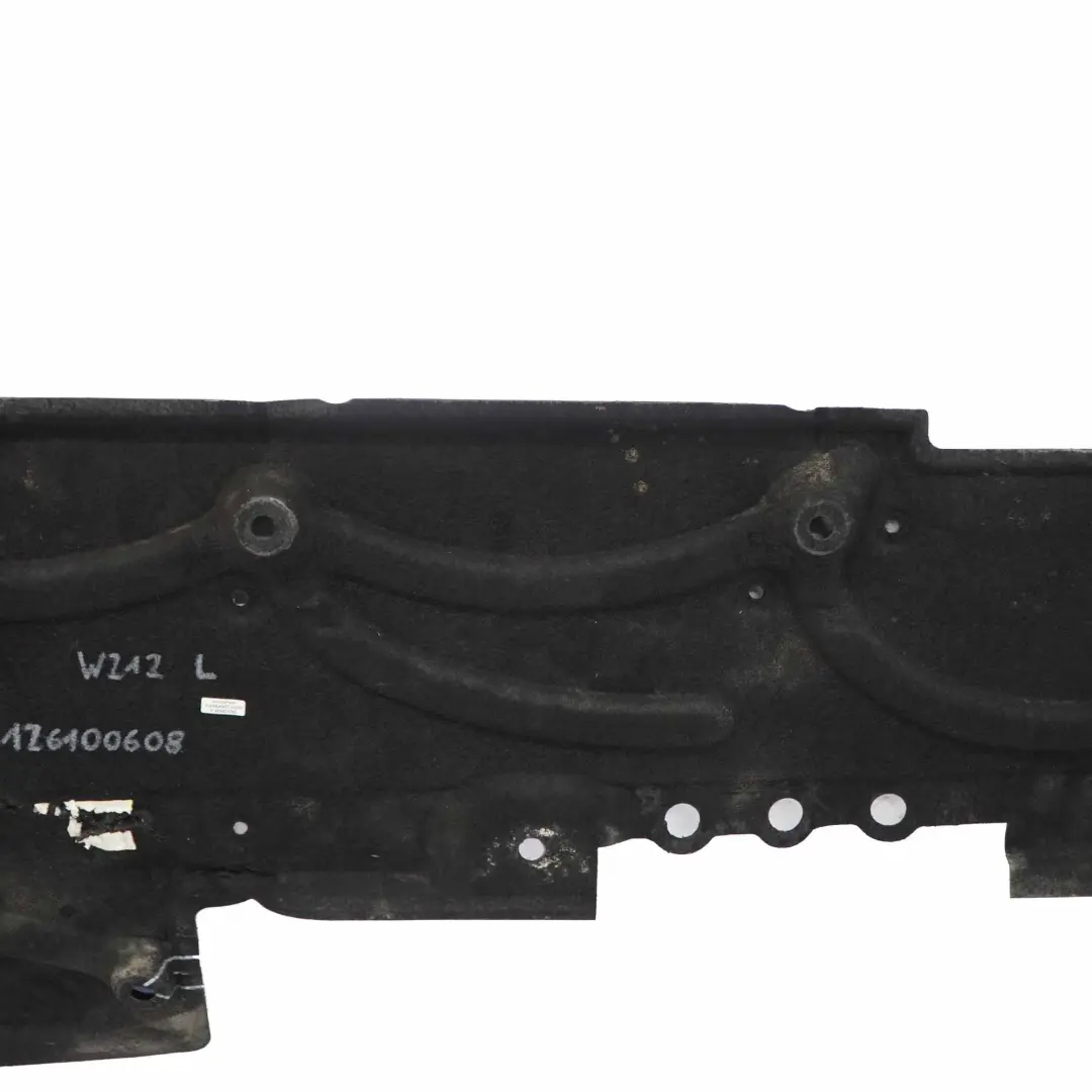 Underfloor Underbody Cover Left N/S Protection Panel to Mercedes W212 with Part number A2126100608 Mercedes W212 Underfloor Underbody Cover Left N/S Protection Panel - SKU A2126100608 - Part number A2126100608