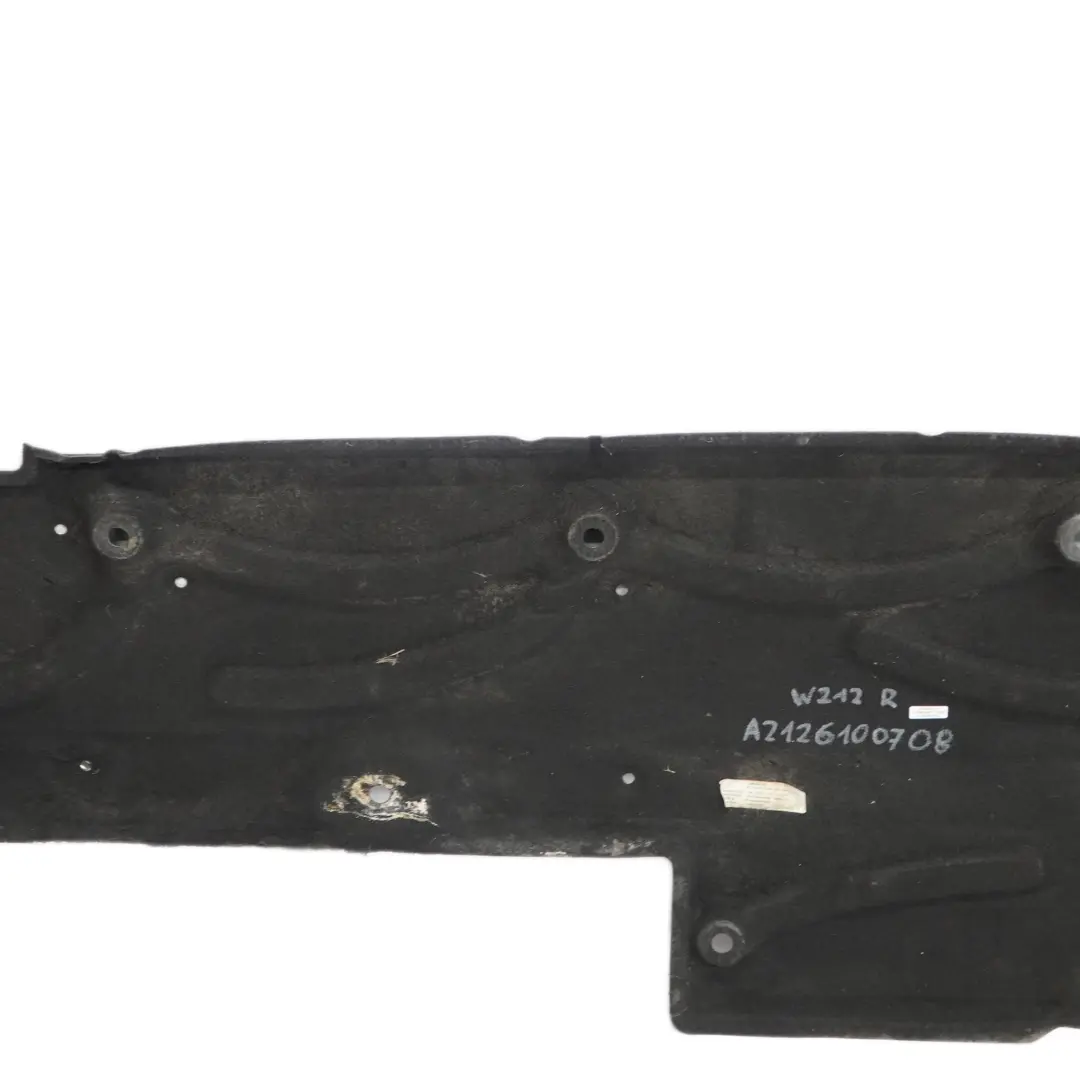 Unterbodenschutz Schutzabdeckung Panell Rechts für Mercedes W212 mit Teilenummer A2126100708 Mercedes W212 Unterbodenschutz Schutzabdeckung Panell Rechts - SKU A2126100708 - Teilenummer A2126100708