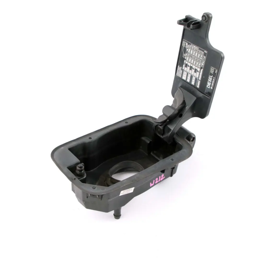 Filler Pot Flap Cover Carrier Cap to Mercedes W212 E-Class Fuel with Part number A2126300067 Mercedes W212 E-Class Fuel Filler Pot Flap Cover Carrier Cap - SKU A2126300067 - Part number A2126300067