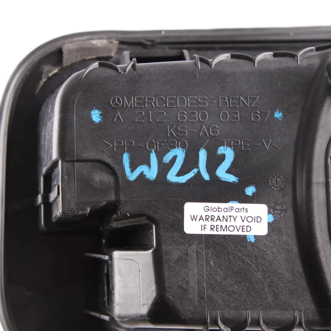 Mercedes S212 Touring Fuel Filler Pot Flap Cover Carrier Cap - SKU A2126300367 - Part number A2126300367