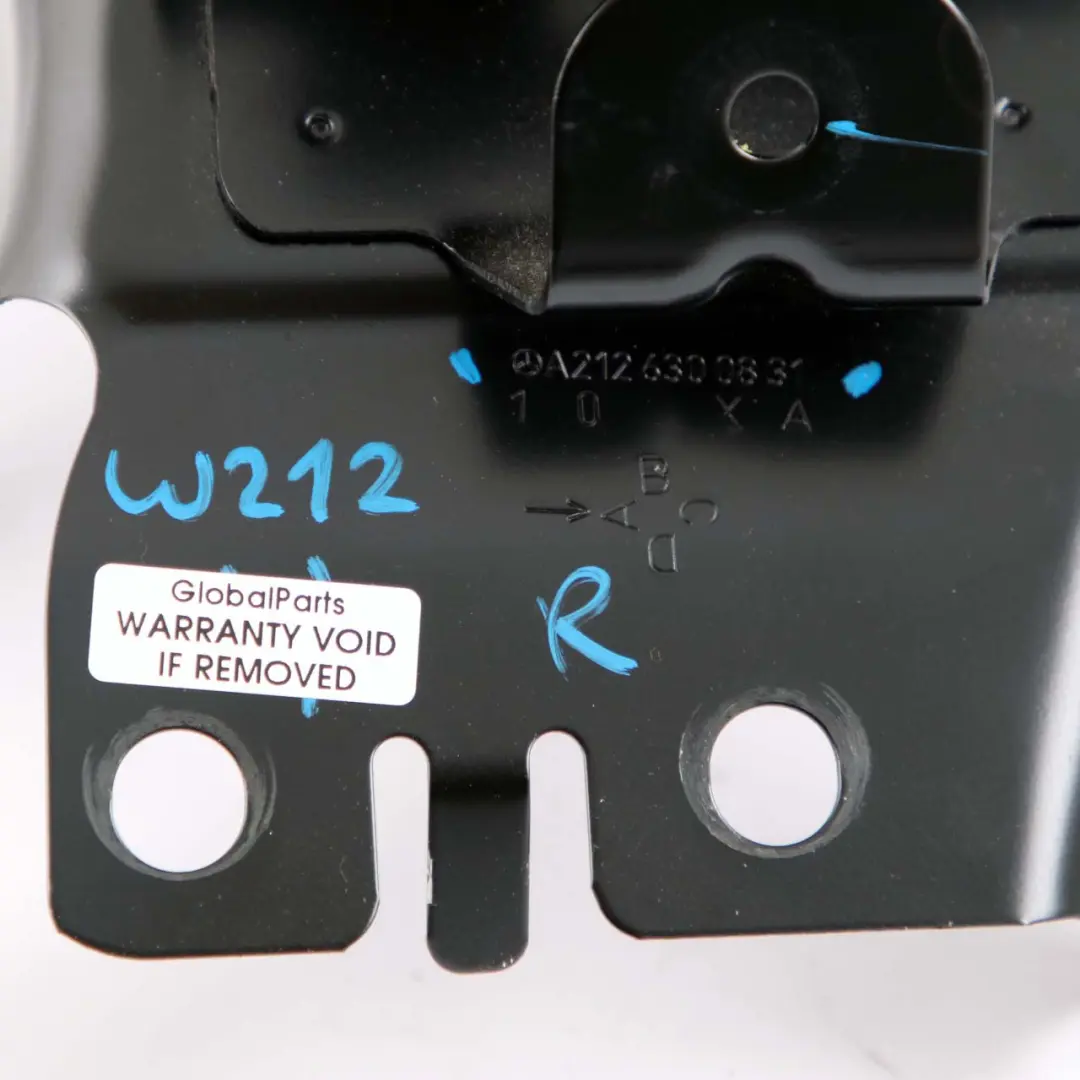 Mercedes W212 Rear Seat Holder Bracket Carrier Right O/S - SKU A2126300831 - Part number A2126300831