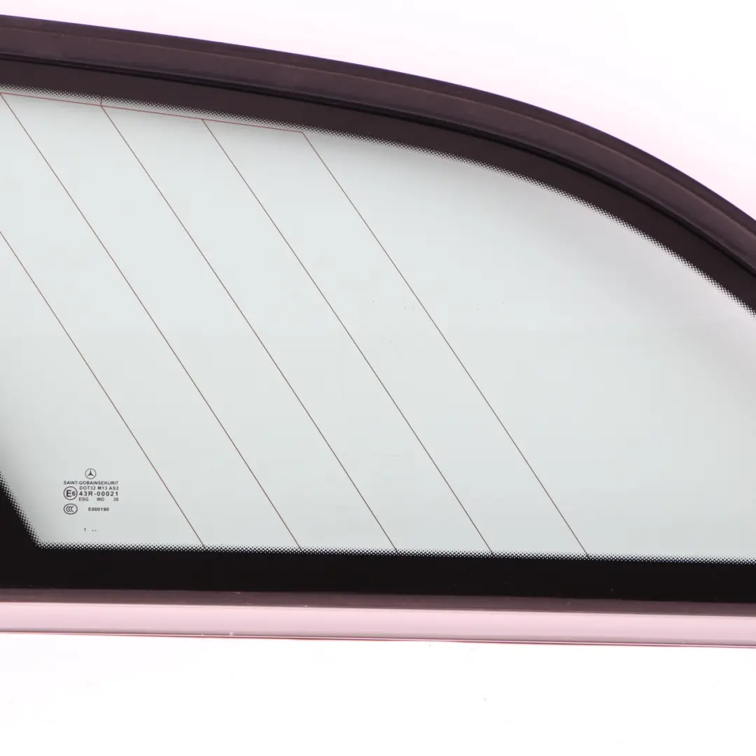 Side Window Glass Fixed Rear Left N/S AS2 Chrome to Mercedes S212 with Part number A2126701312 Mercedes S212 Side Window Glass Fixed Rear Left N/S AS2 Chrome - SKU A2126701312 - Part number A2126701312