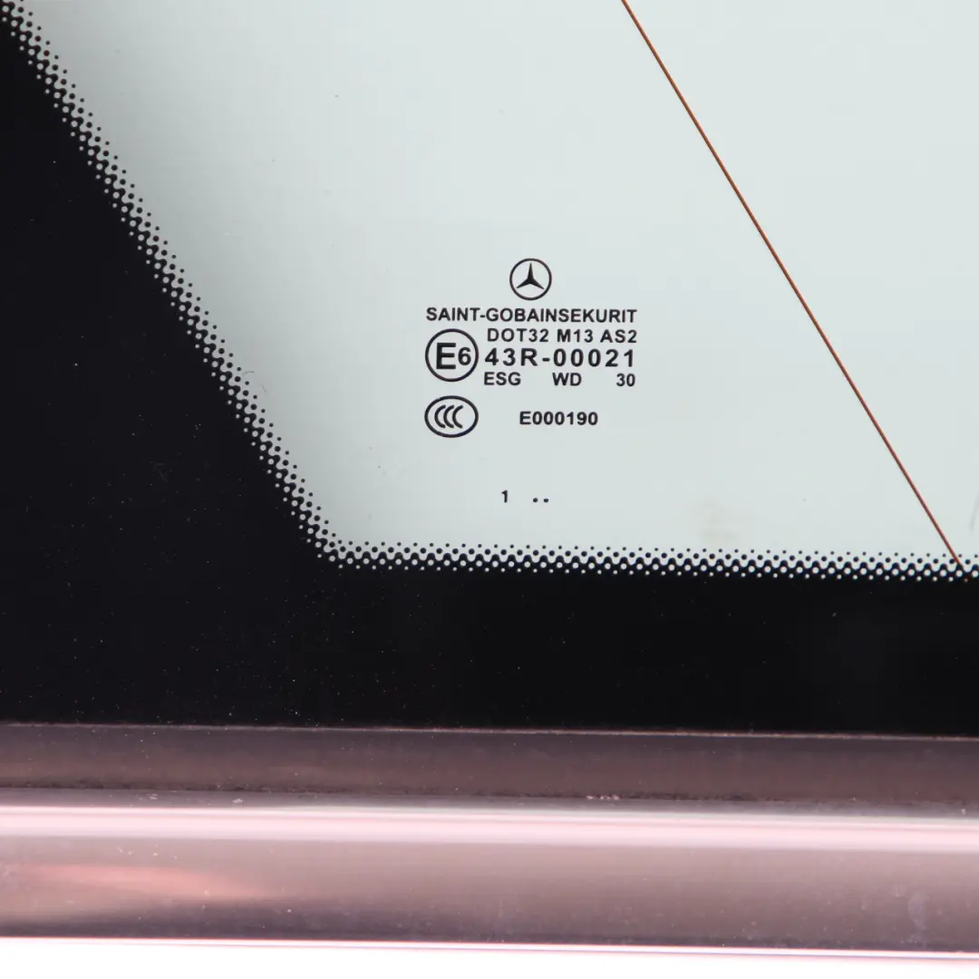 Mercedes S212 Szyba Boczna Stała Tylna Lewa AS2 Chrom - SKU A2126701312 - Numer Części A2126701312