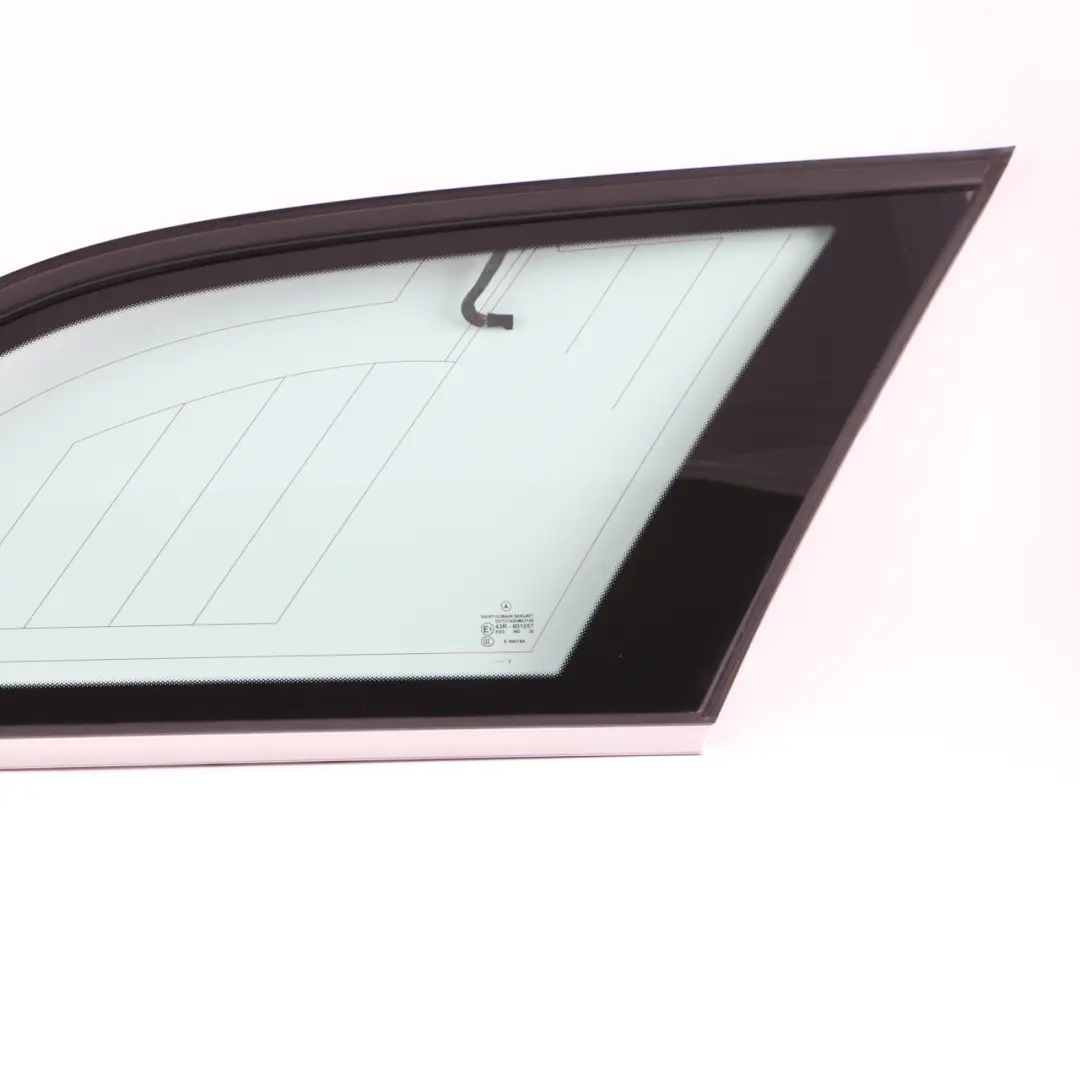 Side Window Glass Rear Right AS2 Chrome A2126701412 to Mercedes S212 with Part number A2126705800 Mercedes S212 Side Window Glass Rear Right AS2 Chrome A2126701412 - SKU A2126705800 - Part number A2126705800