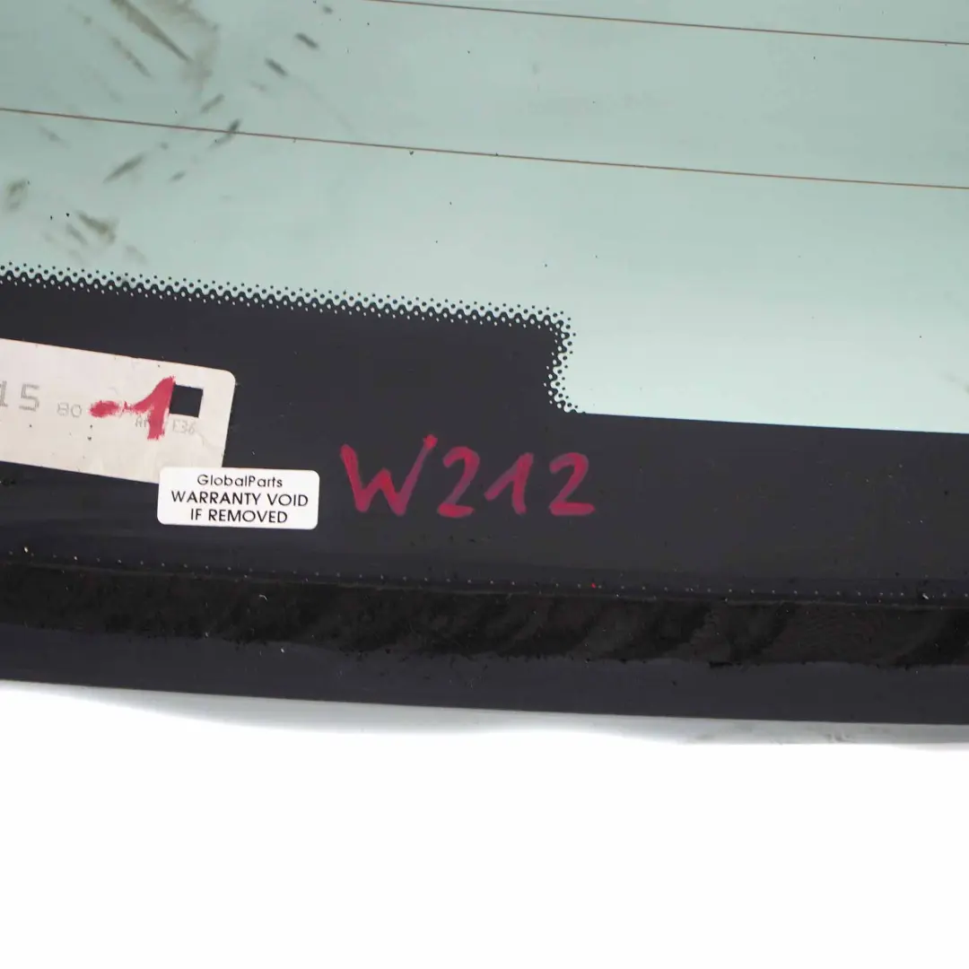 Mercedes W212 Window Glass Rear Boot Trunk Tailgate Window Glazing Green AS2 - SKU A2126701580-1 - Part number A2126701580
