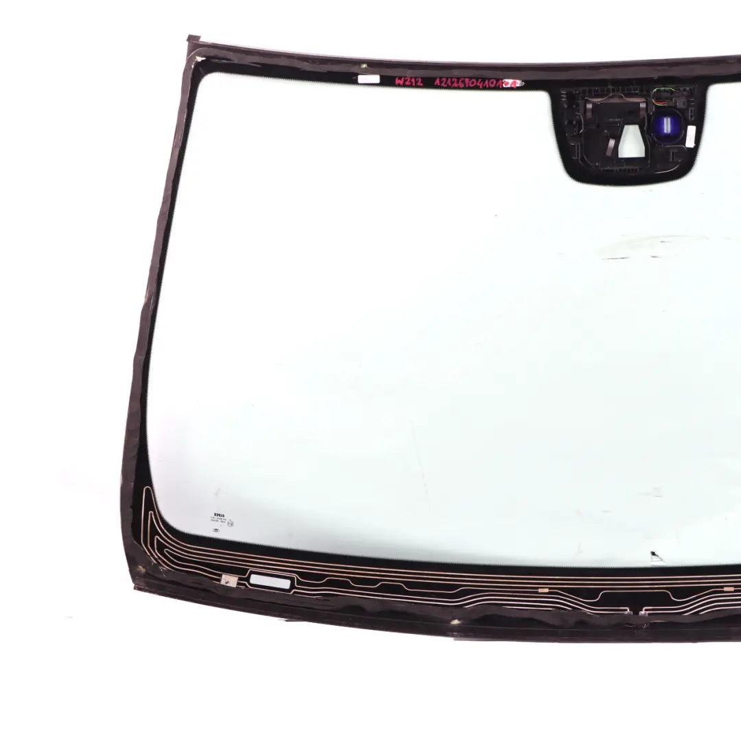 Front Windshield Mercedes-Benz W212 Window Windscreen Glass AS1 Heated Elvex to with Part number A2126704101 Front Windshield Mercedes-Benz W212 Window Windscreen Glass AS1 Heated Elvex - SKU A2126704101-1 - Part number A2126704101