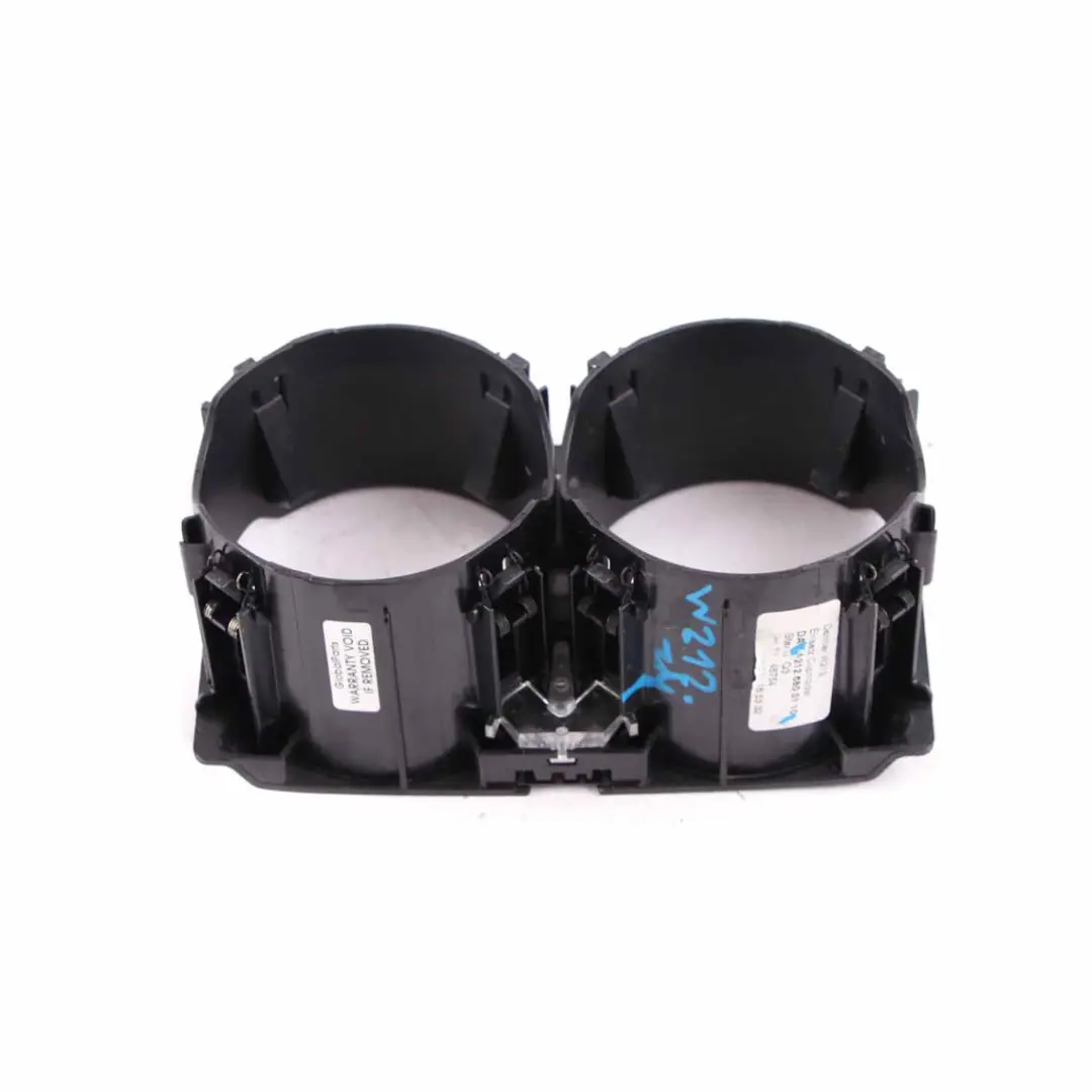 Mercedes W212 Centre Console Cup Drink Holder Front Black - SKU A2126800110 - Part number A2126800110