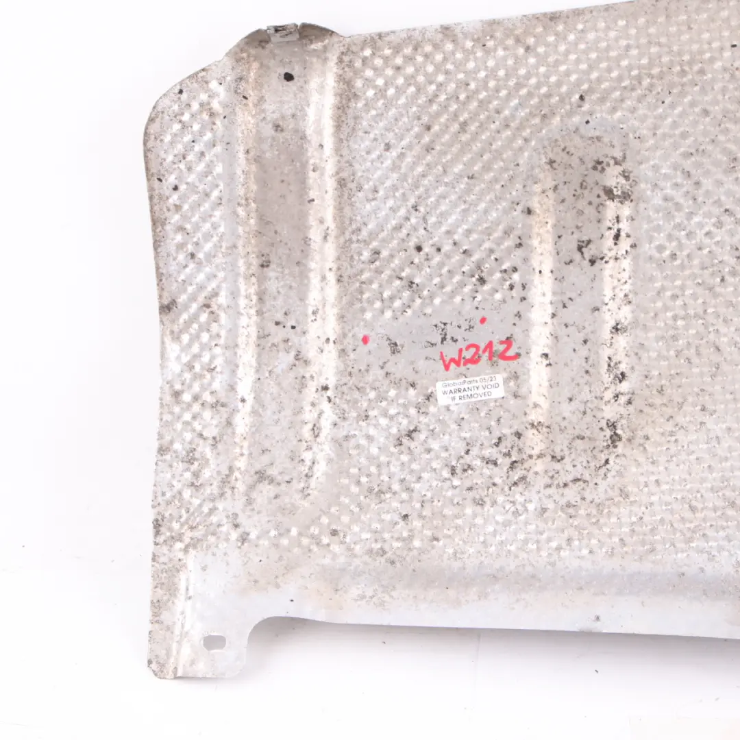 Heat Shield Mercedes W212 W218 Cover Plate Exhaust Muffler Right O/S to with Part number A2126800222 Heat Shield Mercedes W212 W218 Cover Plate Exhaust Muffler Right O/S - SKU A2126800222 - Part number A2126800222