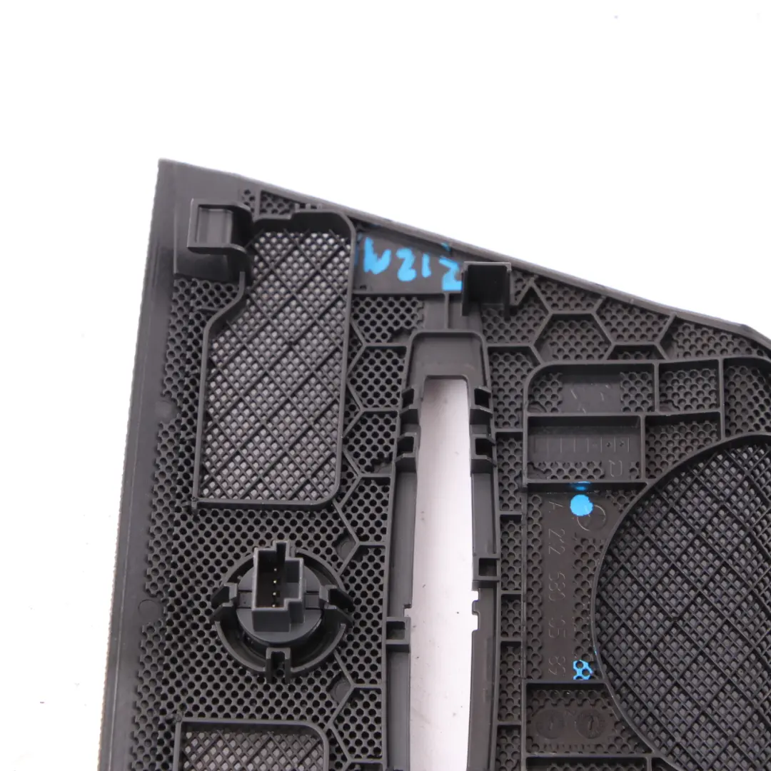 Dashboard Speaker Cover Mercedes W212 Trim Panel Grille Front to with Part number A2126800589 Dashboard Speaker Cover Mercedes W212 Trim Panel Grille Front - SKU A2126800589 - Part number A2126800589