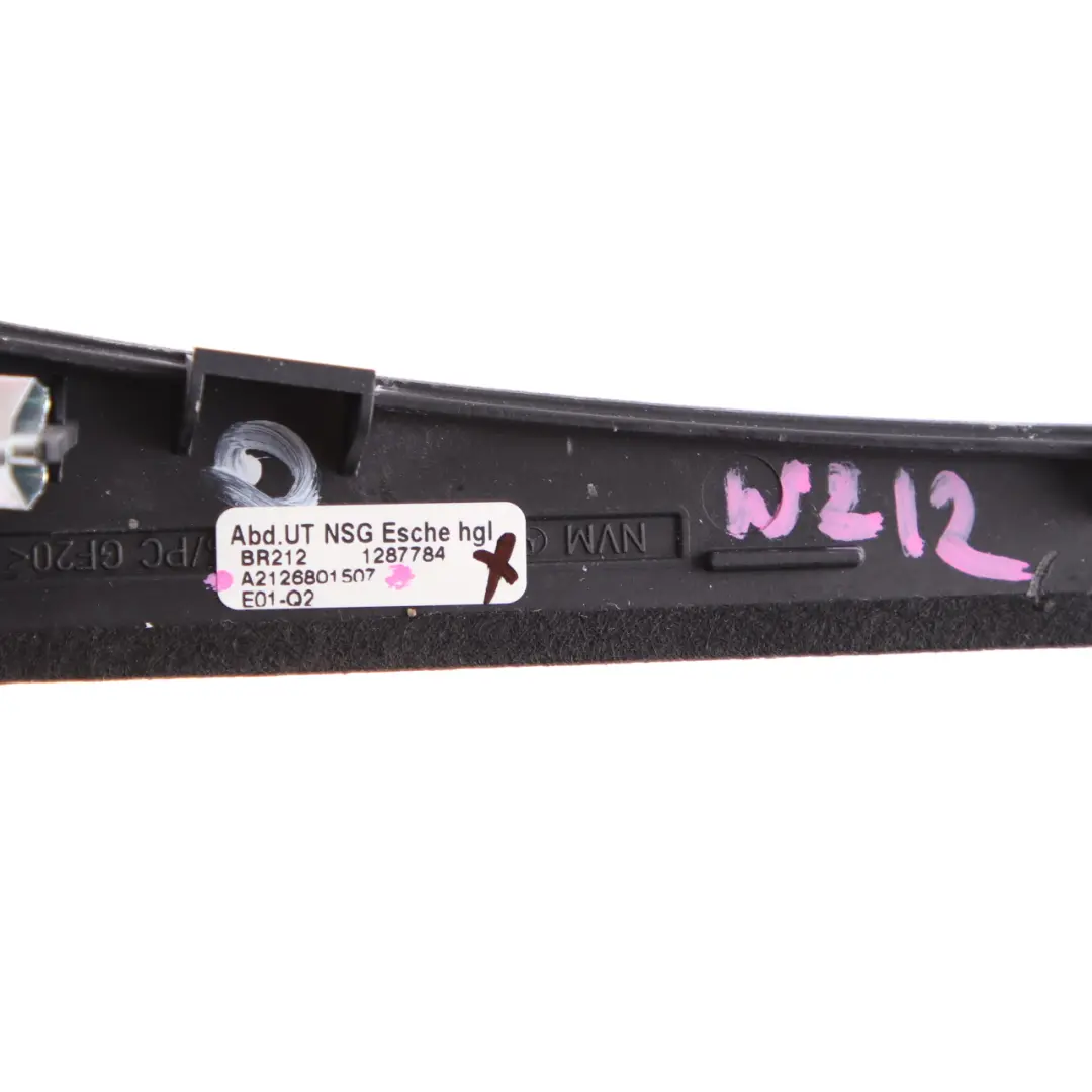 Gear Selector Cover Mercedes W212 Trim Panel High-Gloss Automatic - SKU A2126801507 - Part number A2126801507