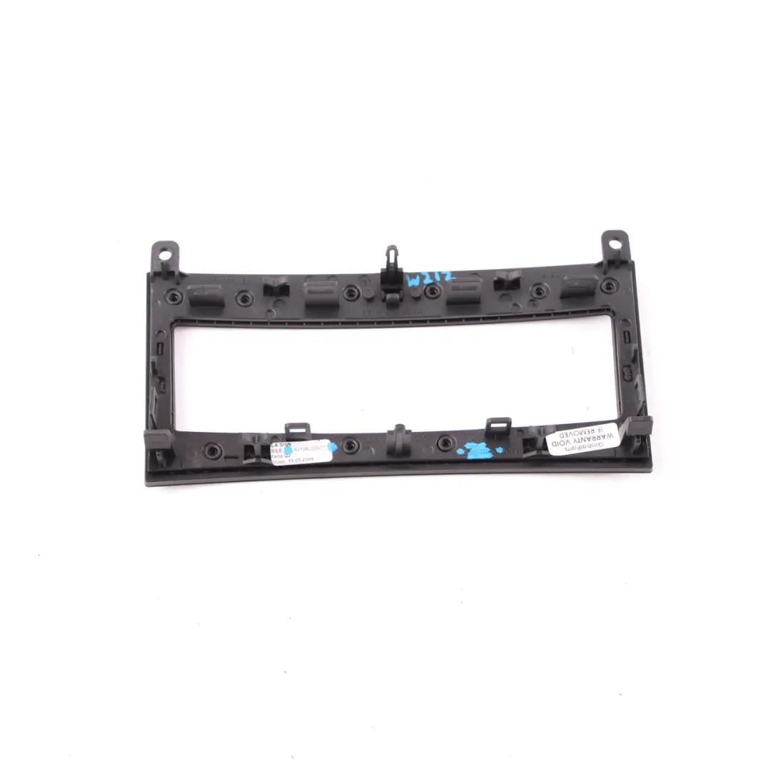 Mercedes W212 Climate Control Unit Surround Trim Cover - SKU A2126802407 - Part number A2126802407
