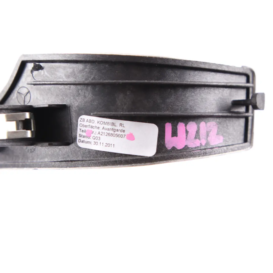 Mercedes W212 Garniture Tableau de Bord Couverture Aluminium - SKU A2126805607 - Numéro de pièce A2126805607