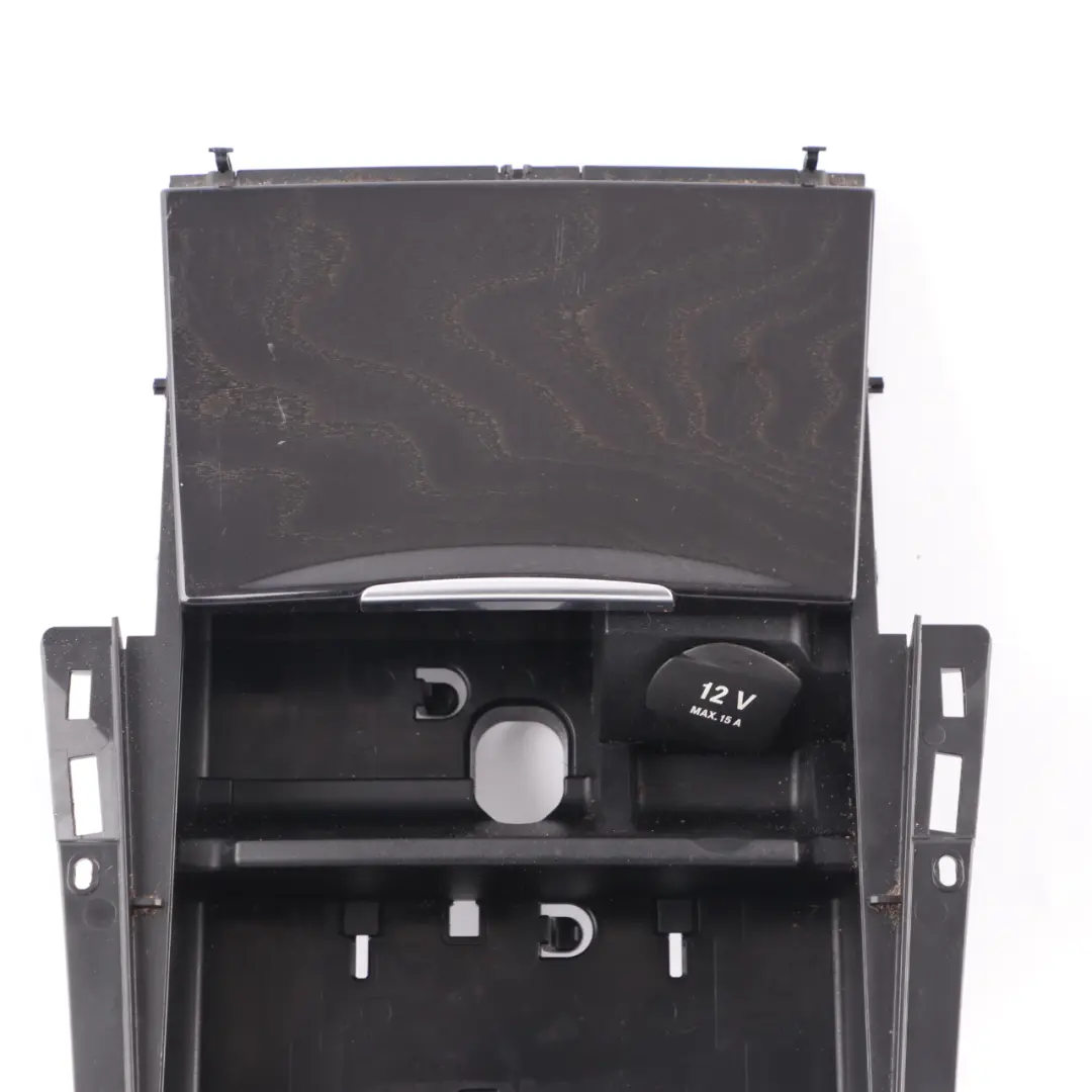Centre Console Storage Front Ashtray Trim Cover Wood to Mercedes W212 with Part number A2126805750 Mercedes W212 Centre Console Storage Front Ashtray Trim Cover Wood - SKU A2126805750 - Part number A2126805750