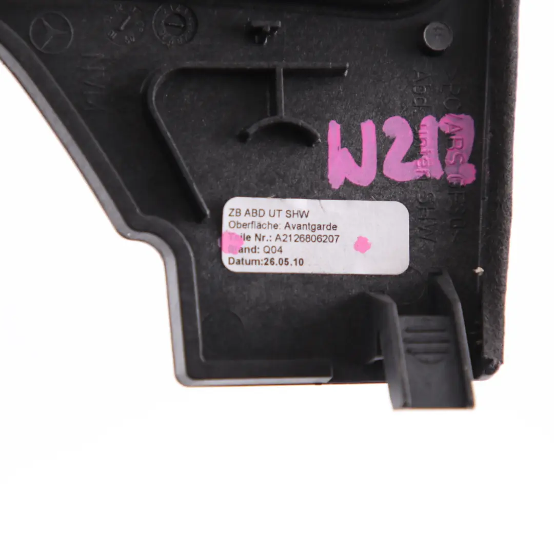 Center Console Switch Sat Nav Control Trim Cover Alu to Mercedes W212 with Part number A2126806207 Mercedes W212 Center Console Switch Sat Nav Control Trim Cover Alu - SKU A2126806207 - Part number A2126806207