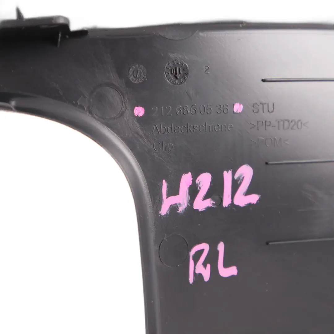  Garniture d'entree Mercedes W212 Seuil Porte Arriere Gauche Panneau - SKU A2126860536 - Numéro de pièce A2126860536