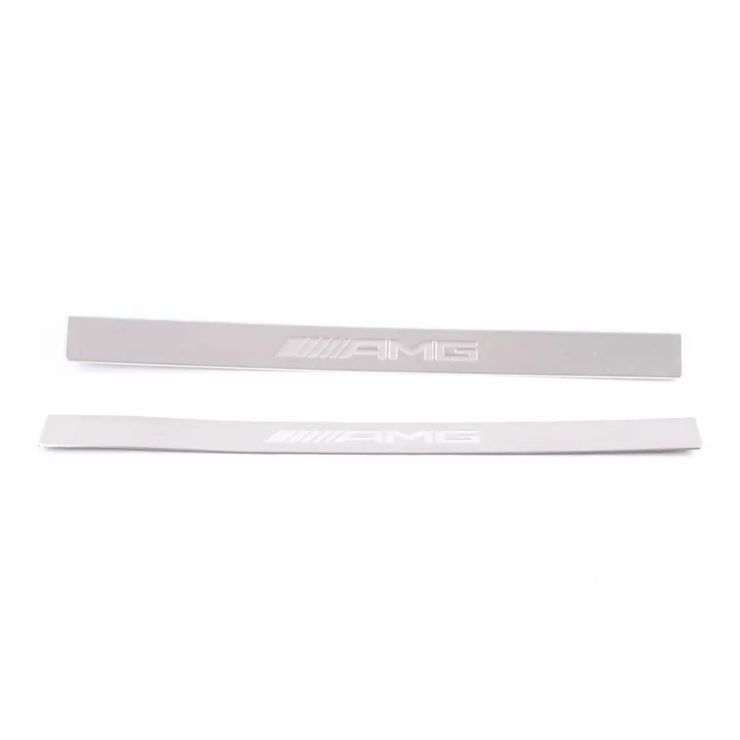 Mercedes W212 AMG placa umbral puerta delantera entrada Cubierta Juego molduras - SKU A2126862936 - Número de pieza A2126862936