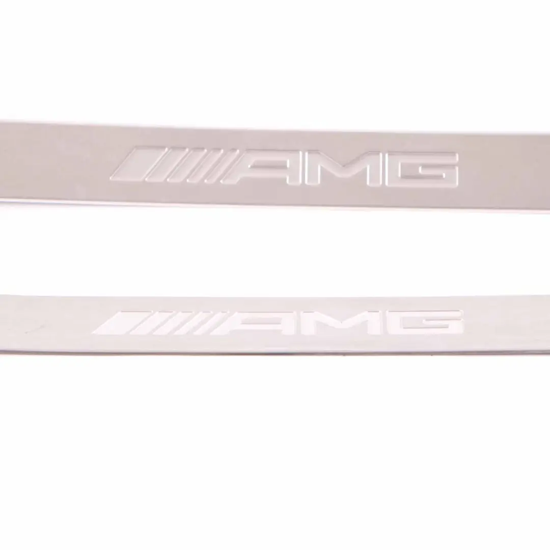 Mercedes W212 AMG Plaque de seuil de porte avant Cache entrée Set - SKU A2126862936 - Numéro de pièce A2126862936