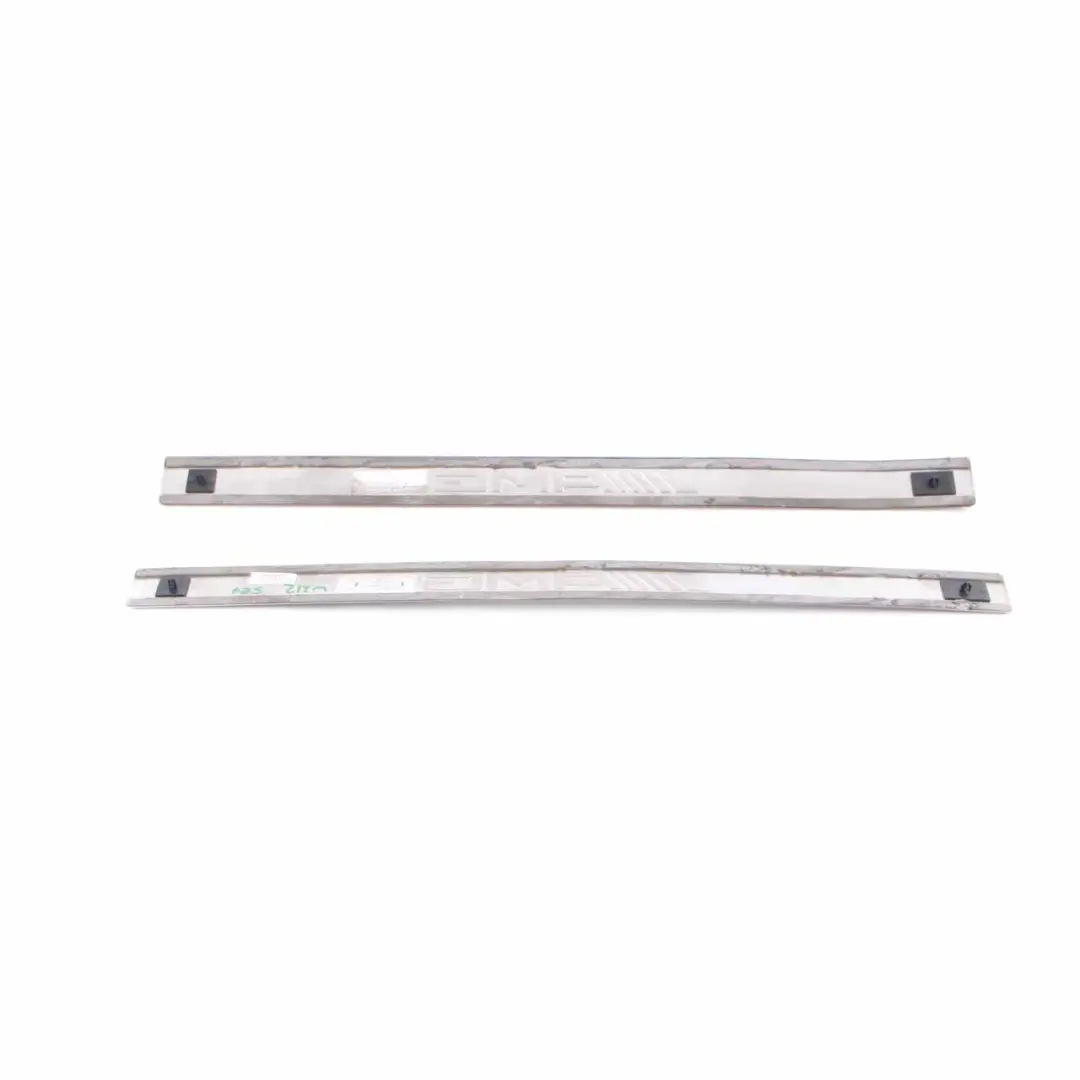 Mercedes W212 AMG placa umbral puerta delantera entrada Cubierta Juego molduras - SKU A2126862936 - Número de pieza A2126862936