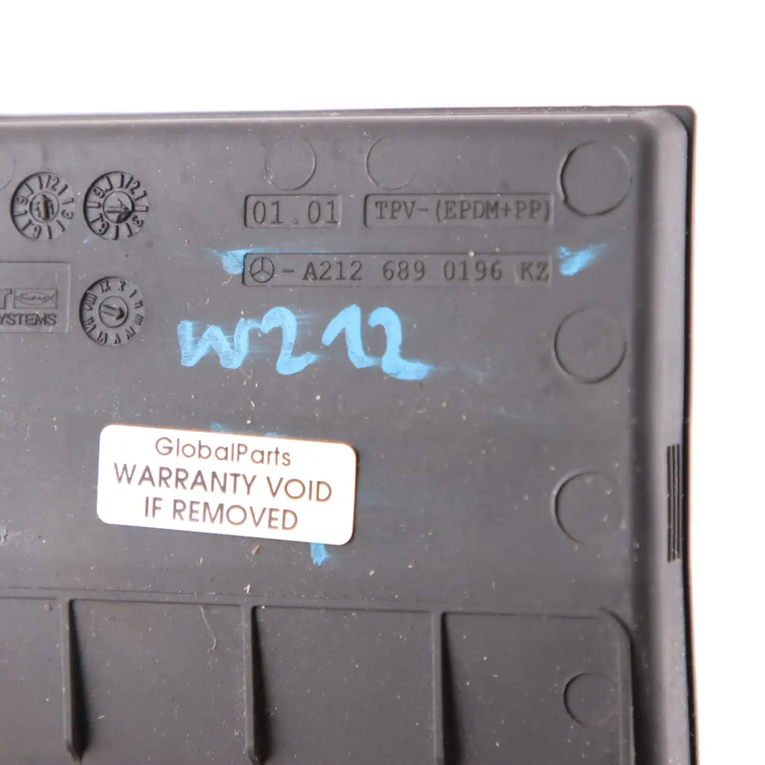 Holder Mat Mercedes W212 Centre Console Rubber Insert E-Class to Cup with Part number A2126890196 Cup Holder Mat Mercedes W212 Centre Console Rubber Insert E-Class - SKU A2126890196 - Part number A2126890196