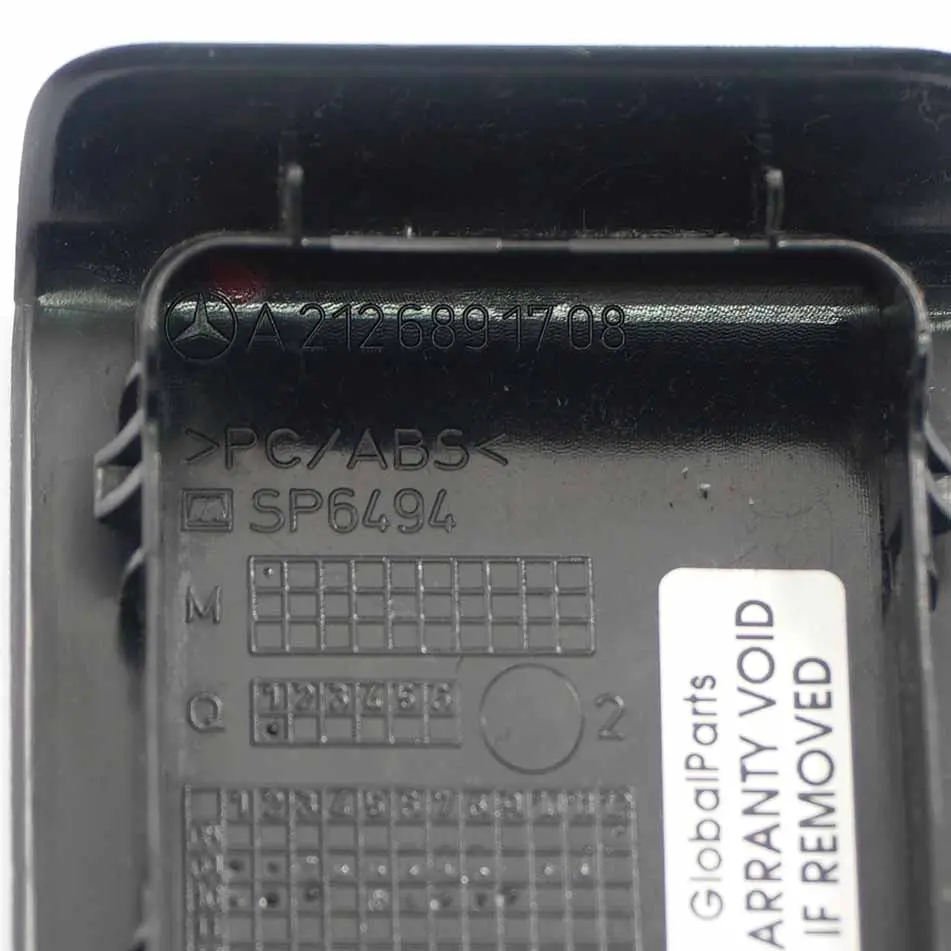 Mercedes W212 Sitz Führung Paket Ablage Abdeckung - SKU A2126891708 - Teilenummer A2126891708