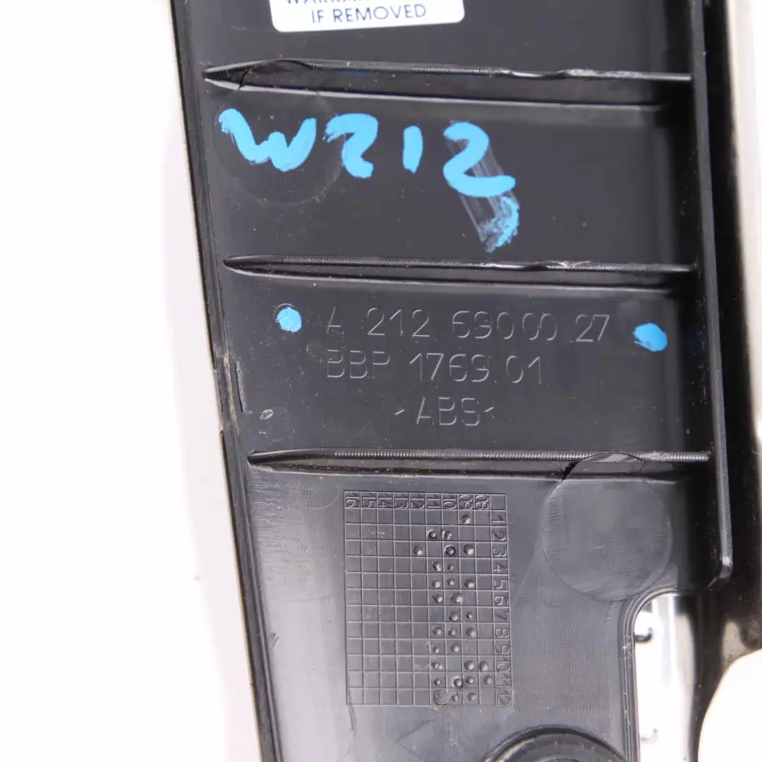 Mercedes W212 Laden Kofferraum Abdeckung Heck Klappe Boot Schutz - SKU A2126900027 - Teilenummer A2126900027