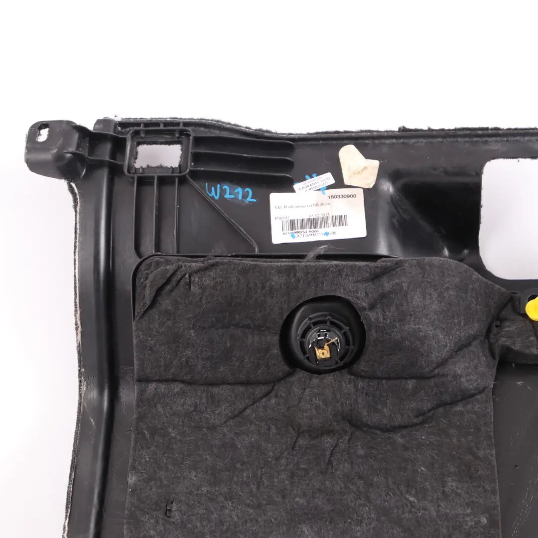 Mercedes W212 Trunk Boot Side Trim Cover Panel Rear Right O/S Black - SKU A2126900253 - Part number A2126900253