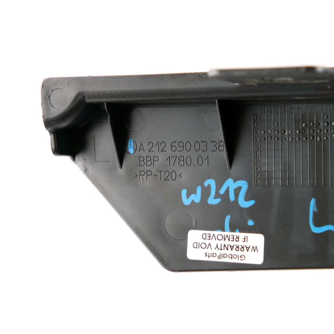 Coffre coffre Mercedes W212 Panneau intérieur arrière gauche pour à propos du numéro de pièce A2126900338 Coffre coffre Mercedes W212 Panneau intérieur arrière gauche - SKU A2126900338 - Numéro de pièce A2126900338