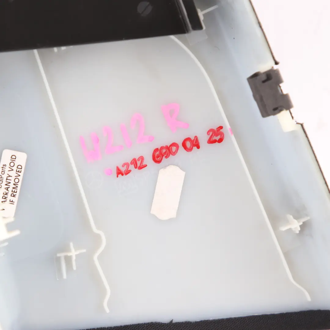 B-Pillar Cover Mercedes W212 Top Right O/S Column Interior Trim to with Part number A2126900425 B-Pillar Cover Mercedes W212 Top Right O/S Column Interior Trim - SKU A2126900425 - Part number A2126900425