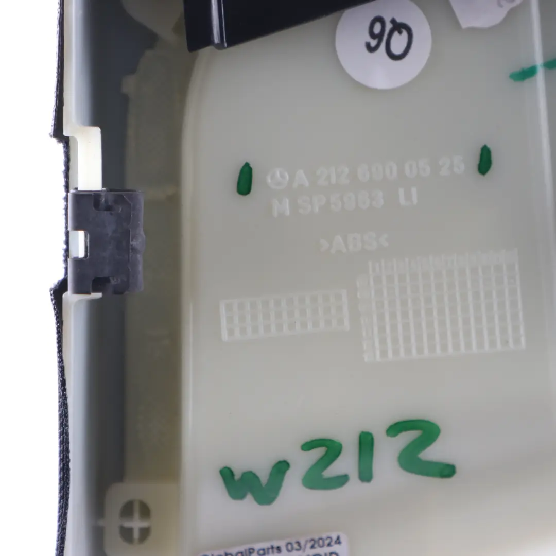 Pillar B Cover Top Left N/S Air Vent Panel Black to Mercedes W212 with Part number A2126900525 Mercedes W212 Pillar B Cover Top Left N/S Air Vent Panel Black - SKU A2126900525 - Part number A2126900525