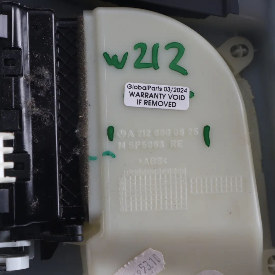 Trim Mercedes W212 Pillar B Cover Top Right O/S Air Vent Panel Black to with Part number A2126900625 Trim Mercedes W212 Pillar B Cover Top Right O/S Air Vent Panel Black - SKU A2126900625 - Part number A2126900625