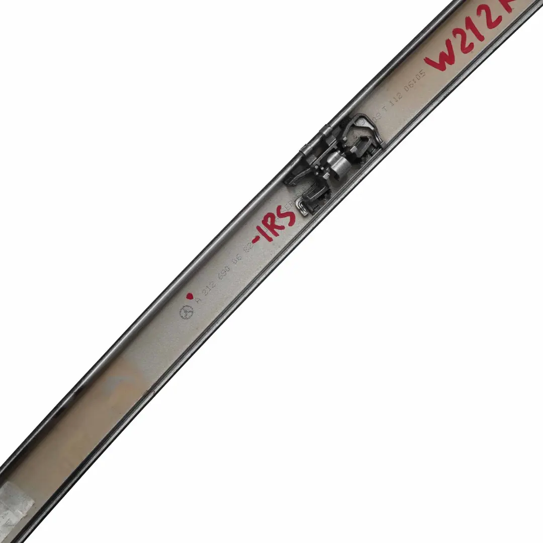 Mercedes W212 Roof Rail Cover Trim Strip Right O/S Iridium Silver - SKU A2126900682-IRS - Part number A2126900682