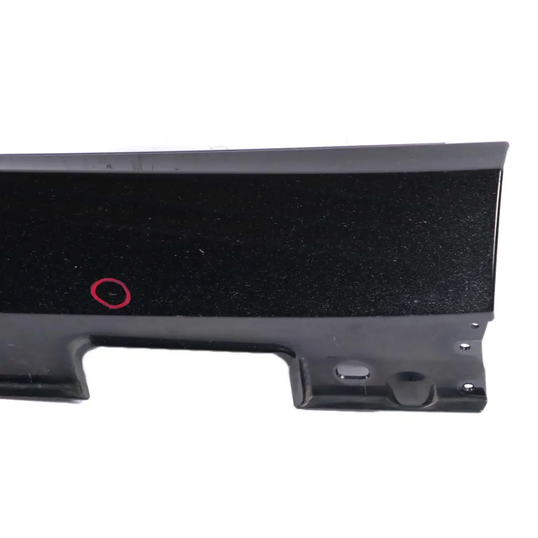 Side Skirt Door Sill Cover Left N/S Obsidian Black - 197 to Mercedes W212 with Part number A2126900780 Mercedes W212 Side Skirt Door Sill Cover Left N/S Obsidian Black - 197 - SKU A2126900780-OB - Part number A2126900780