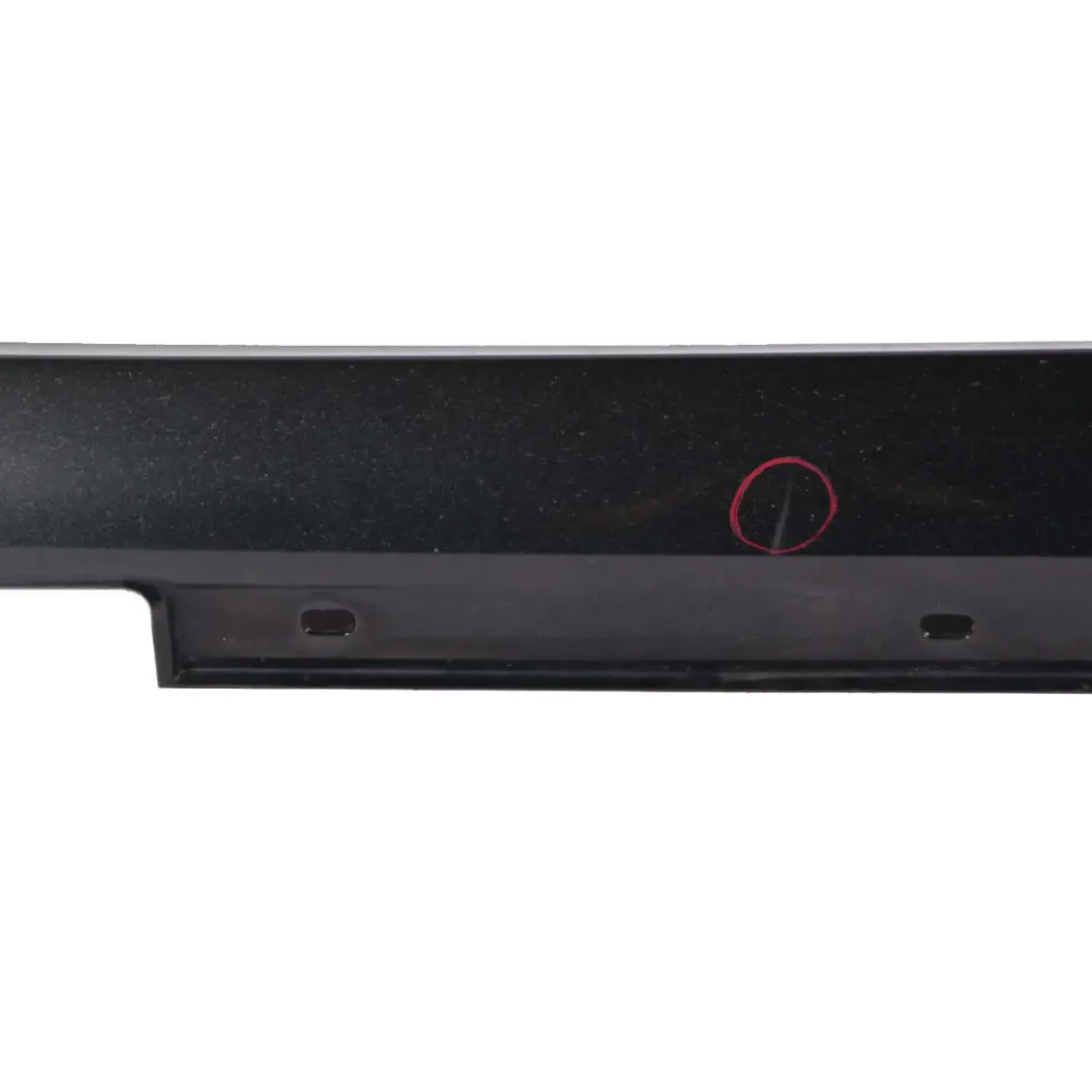 Side Skirt Door Sill Cover Left N/S Obsidian Black - 197 to Mercedes W212 with Part number A2126900780 Mercedes W212 Side Skirt Door Sill Cover Left N/S Obsidian Black - 197 - SKU A2126900780-OB - Part number A2126900780